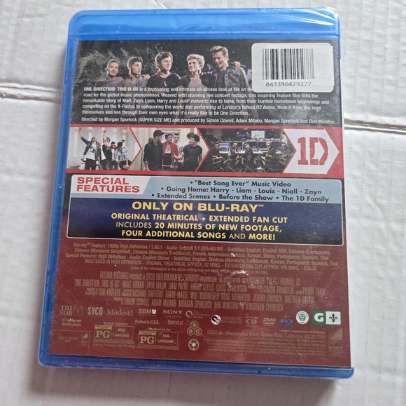 1D One Direction (All The Way To The Top, DVD) (This Is Us - 2013, Blu-Ray) - Picture 6 of 9